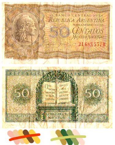 Foreign currency as design inspiration