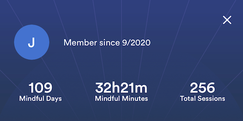 Waking Up mindfulness stats