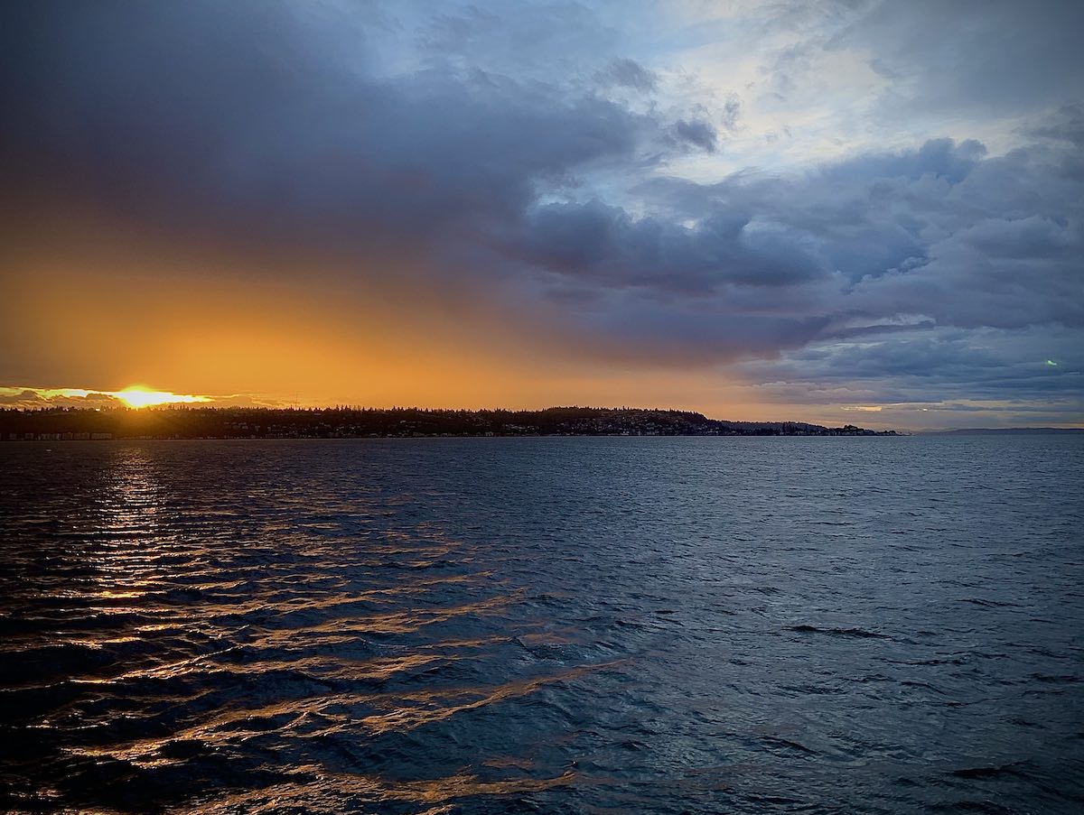 Sunset on Puget Sound